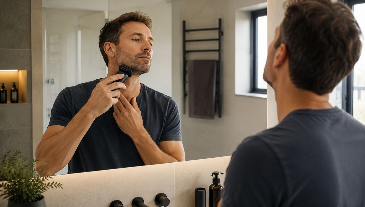 Braun NEVO elektrisch scheerapparaat in grafiet met Smart Display