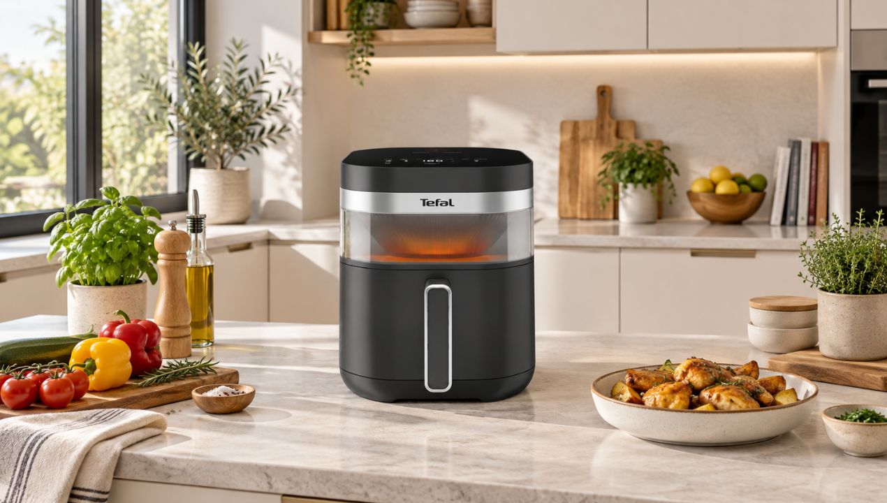 Tefal Easy Fry Infrared EY832H airfryer 7 liter met kijkvenster