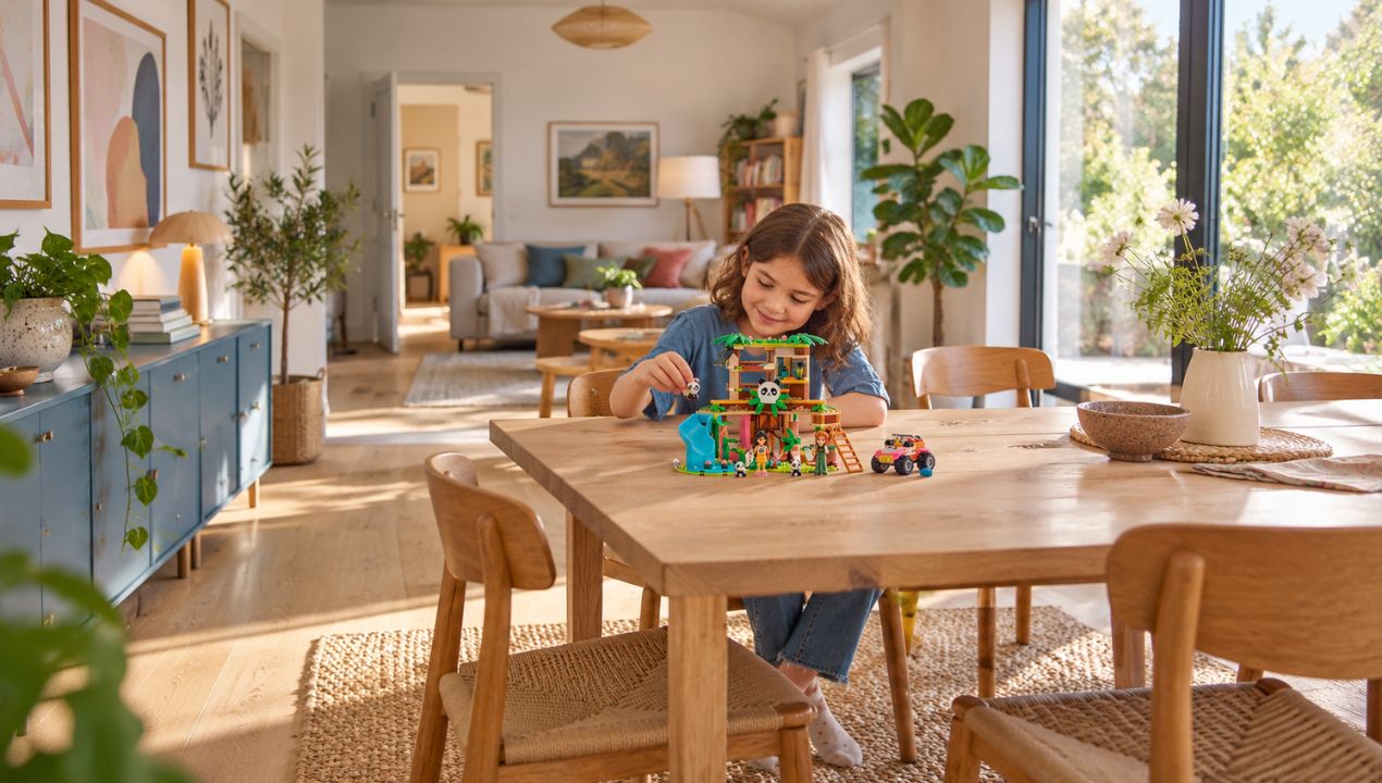 Detail van LEGO Friends De Pandaopvang, bouwset 42648