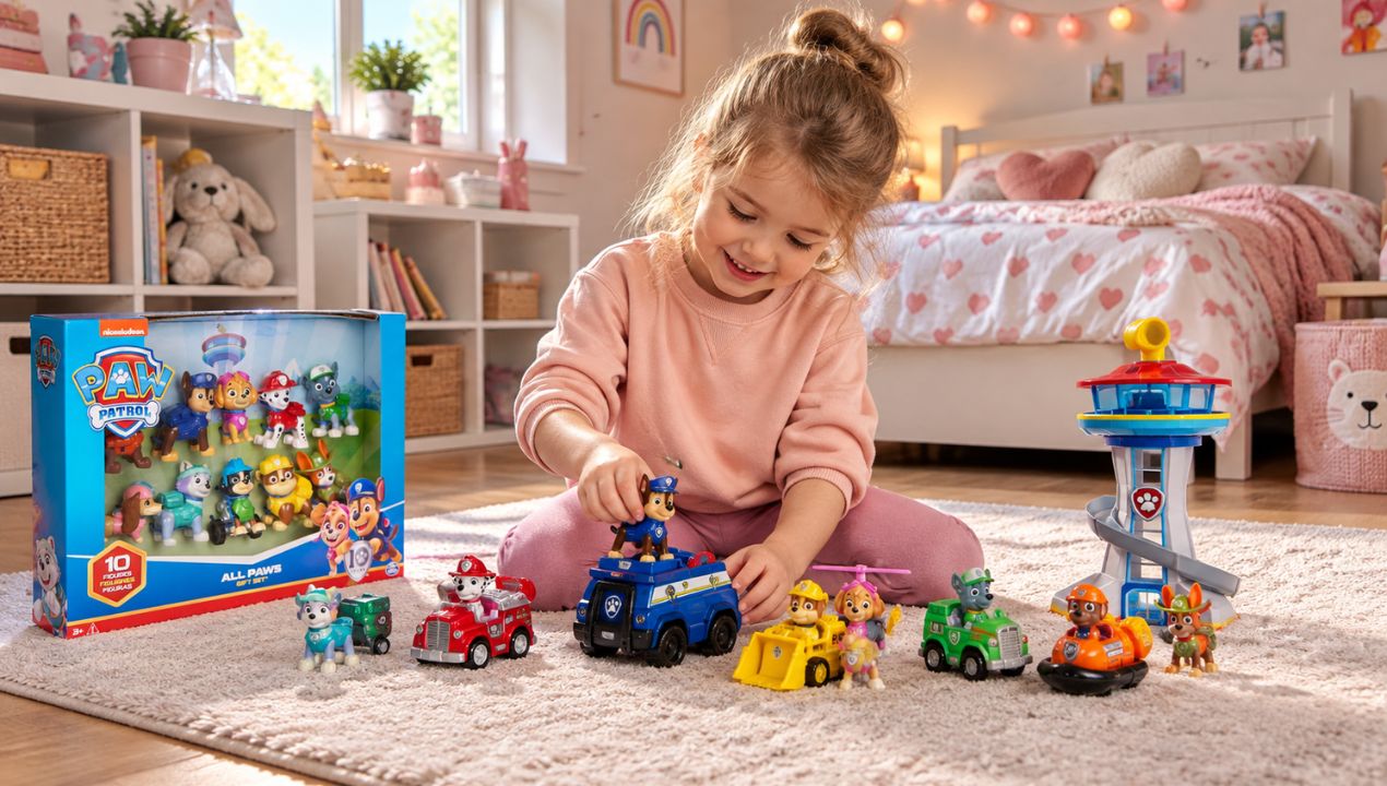 PAW Patrol 10e verjaardag cadeauset met 10 speelfiguren