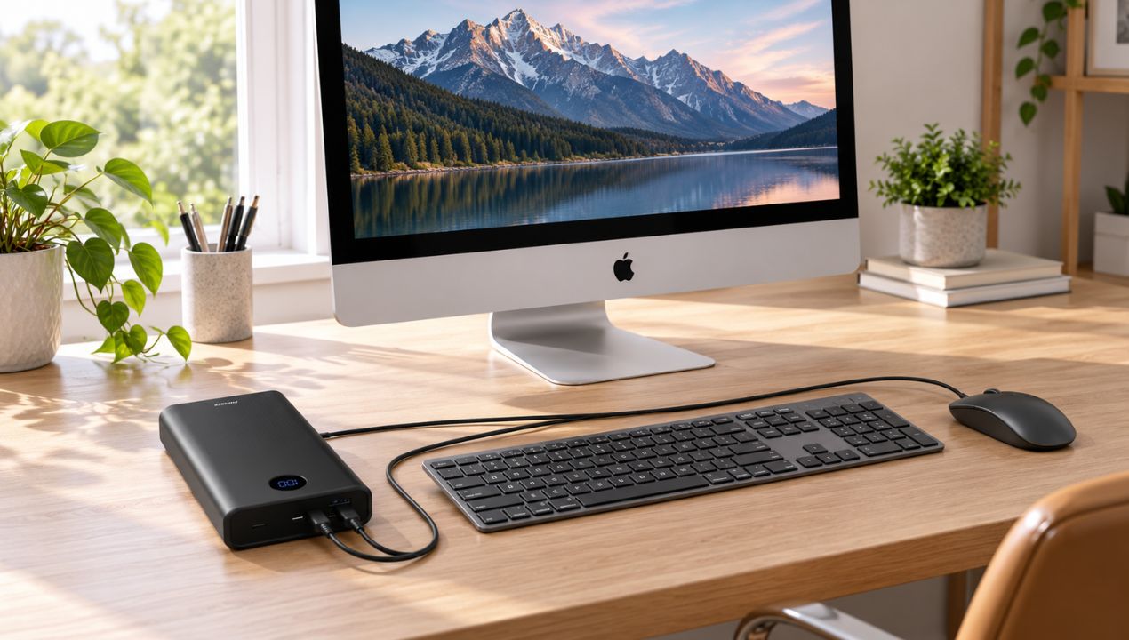 Phreeze Powerbank 30.000 mAh met USB-poorten in beeld