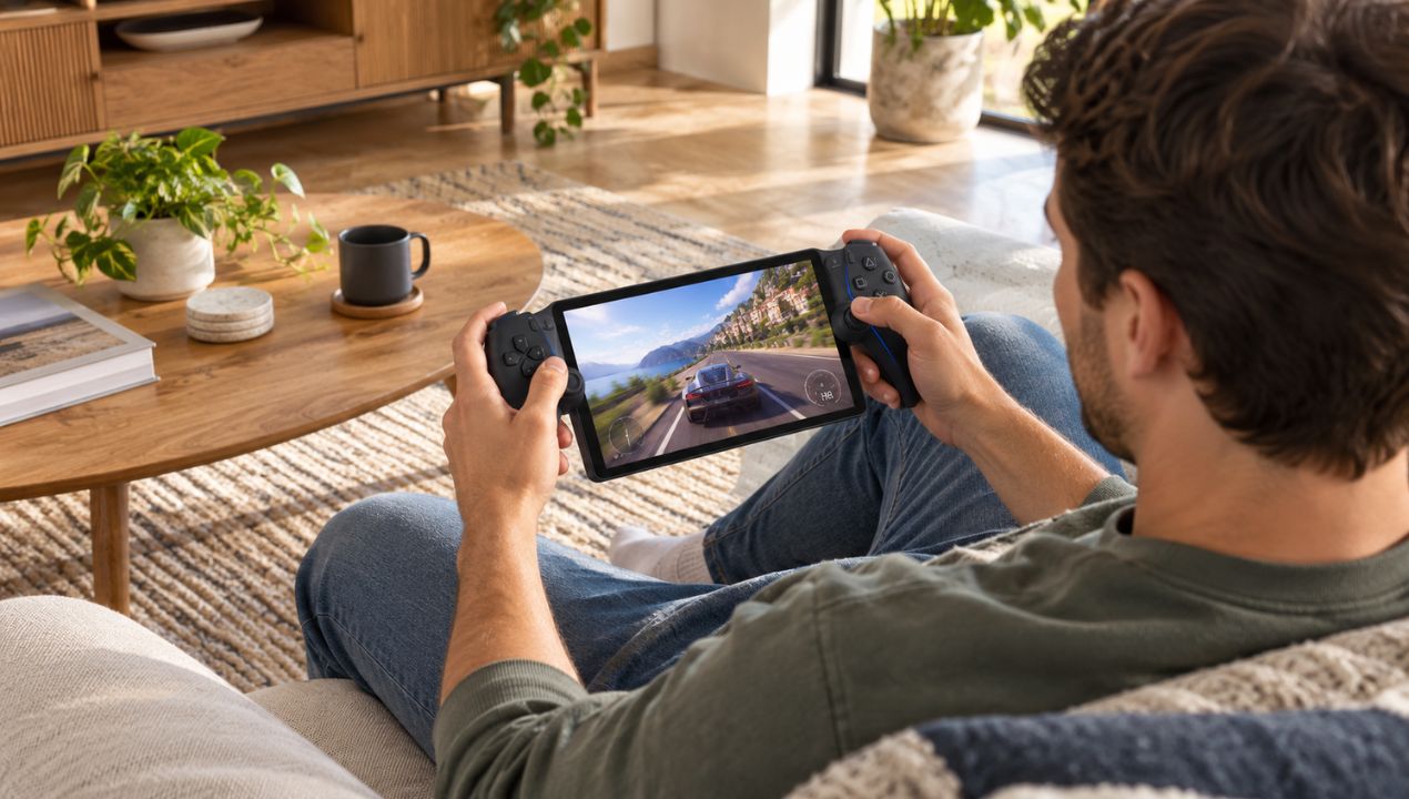 Sony PlayStation Portal Remote Player in gebruik
