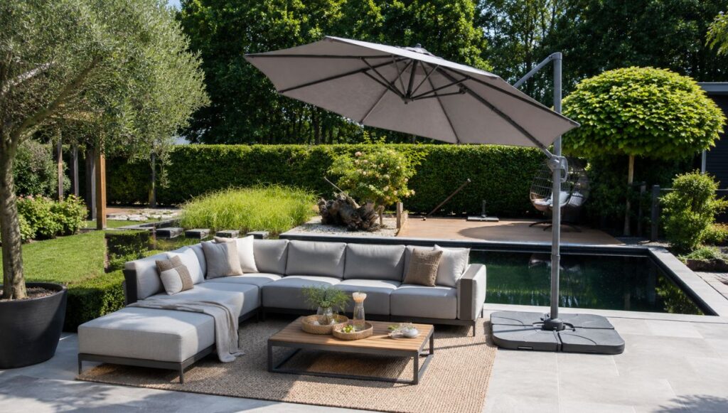 Homra Zweefparasol Ø300 cm review