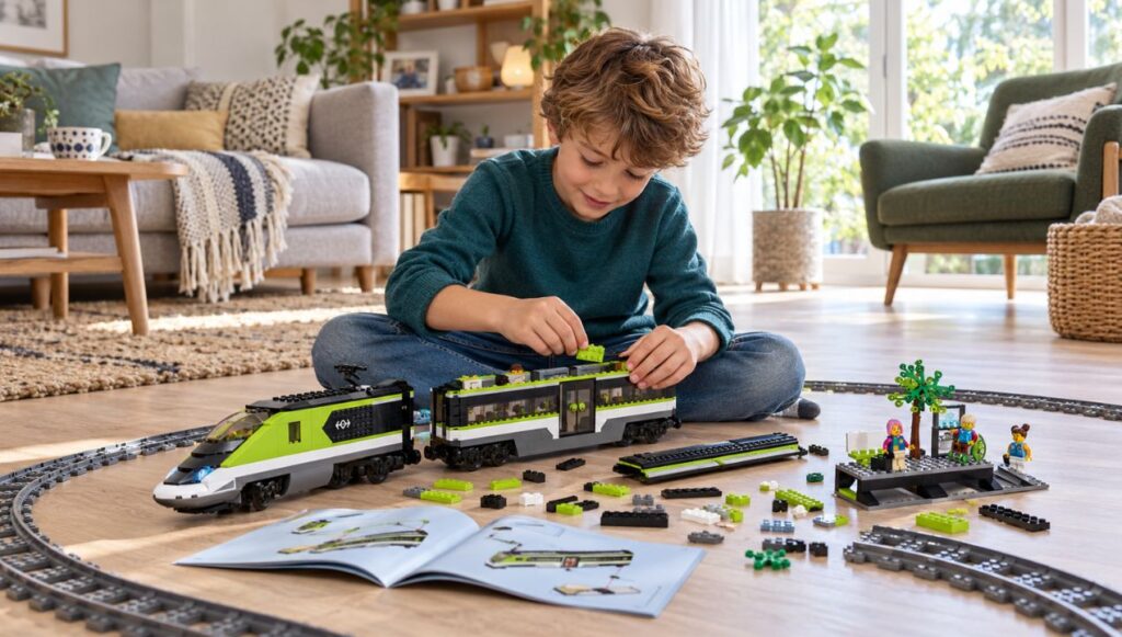 Lego city passagierstrein groene trein 60337 review
